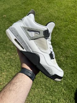 Jordan 4 WHITE CEMENT 2016 Pair!