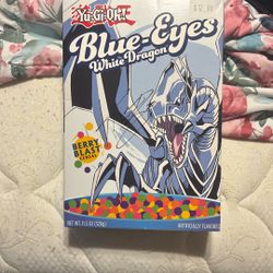 Yu-Gi-Oh! Blue Eyes, White Dragon Cereal Box