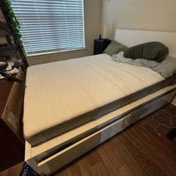 Double Full Size Mattress With Frame 