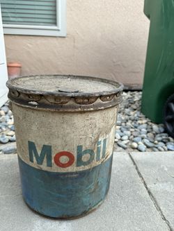 Mobil Oil Can - Vintage