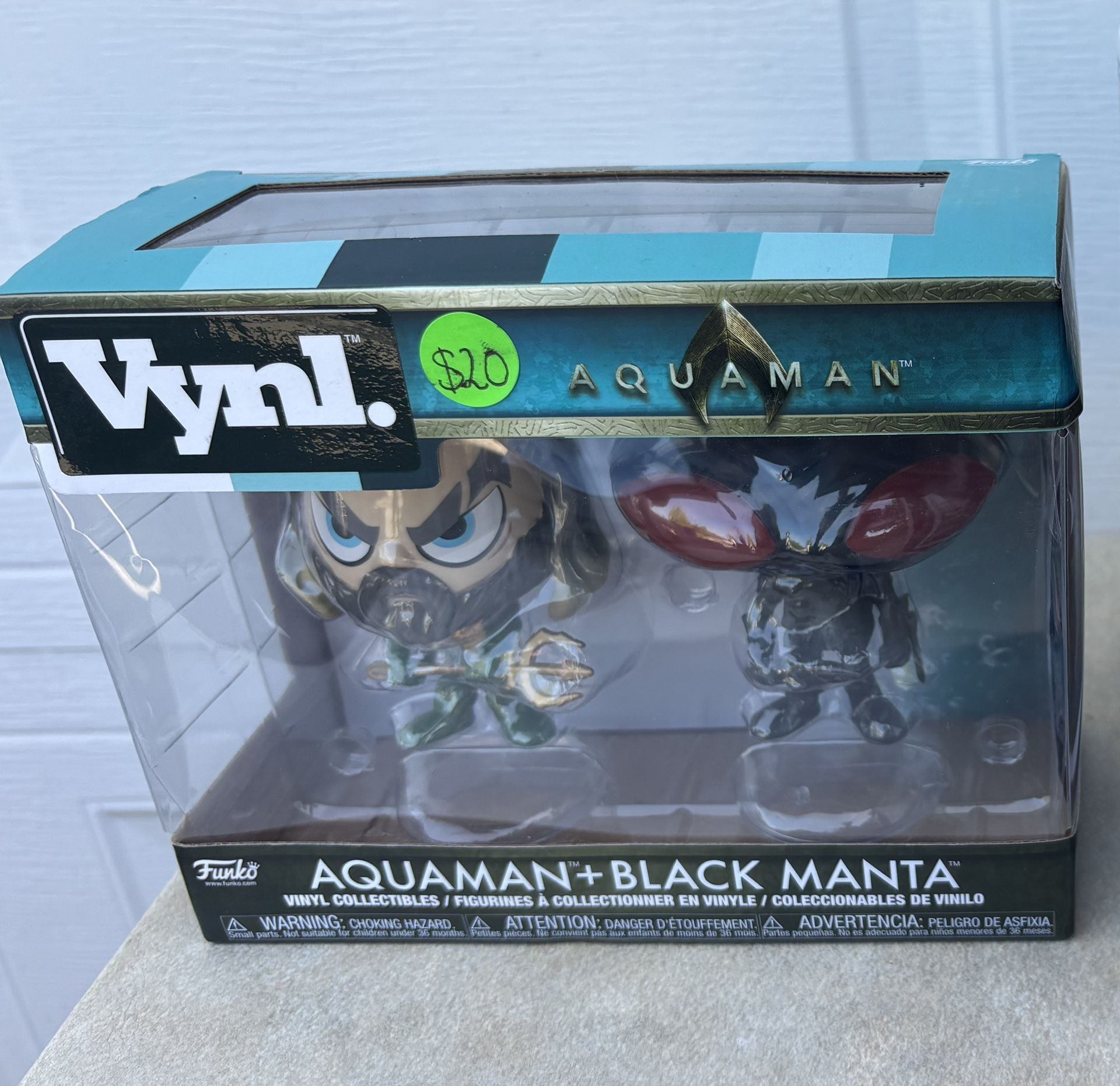 Aquaman & Black Manta Vynl. Funko Pop