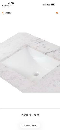 37 in. W x 22 in. D Engineered Stone Composite White Rectangular Single Sink Vanity Top in Lunar