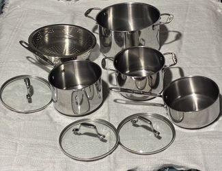 Emeril brand aluminum pots: