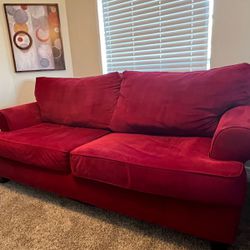 Metro Red Couch from Conns