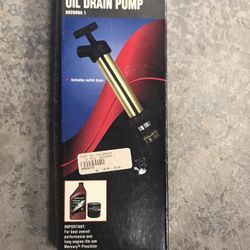 Mercury Genuine Oil Drain Pump