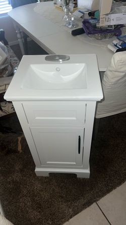 18inch Bathroom Vanity with ceramic Sink