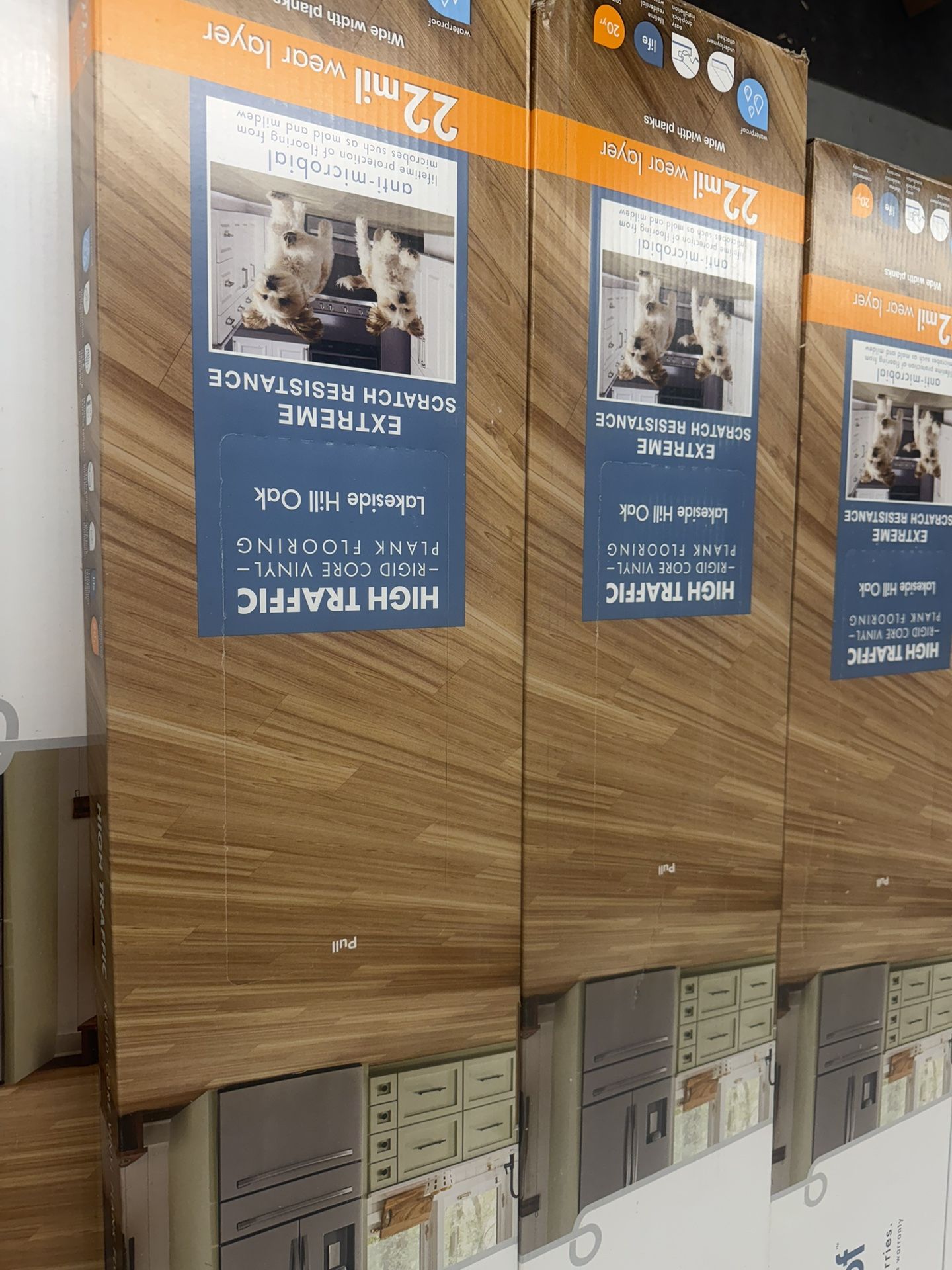 LifeProof LVP flooring lakeside hill oak