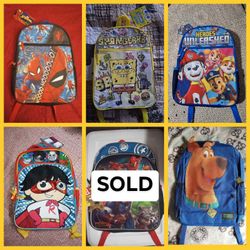 BOY'S BACKPACK 👉$25 EACH ONE 👉16 INCHES TALL