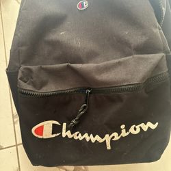 Champion Black Backpack 