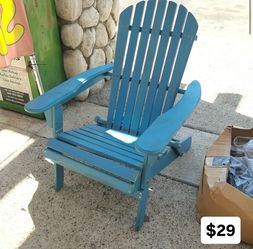 Foldable Blue Chair