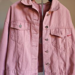 Charlie Brown Pink Collectable Denim Jacket