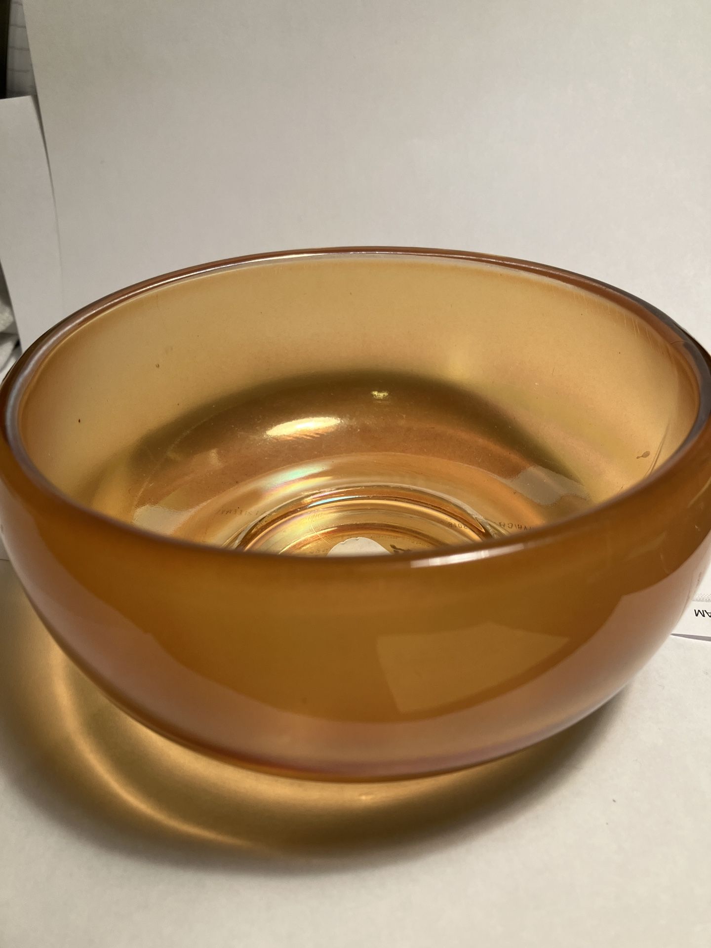 Amber Rainbow Shine Bowl