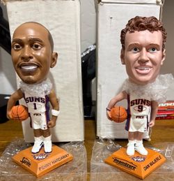 2002 Phoenix Suns Vintage Bobblehead Set - Dan Majerle & Penny Hardaway SGA