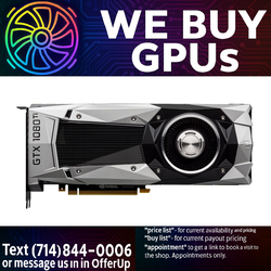 Nvidia GeForce GTX 1080 Ti Founders Edition - Professionally Refurbished - 3 Month Warranty - Local Business - Fixed Price