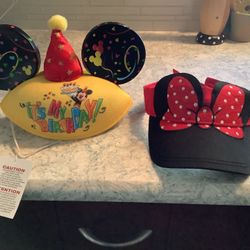 Authentic Disney Hats