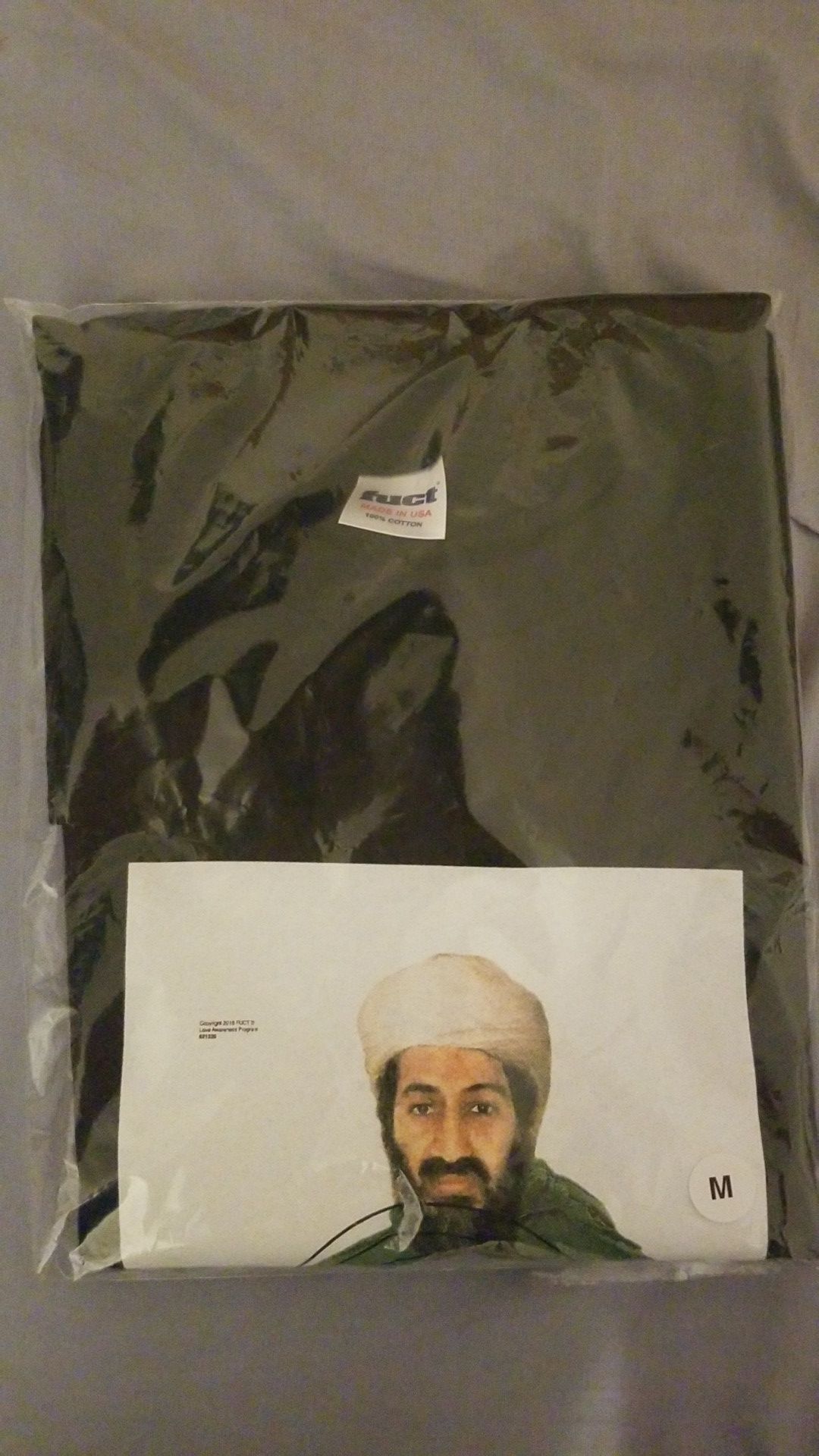 FUCT. Osama Bin Laden. War On Drugs.