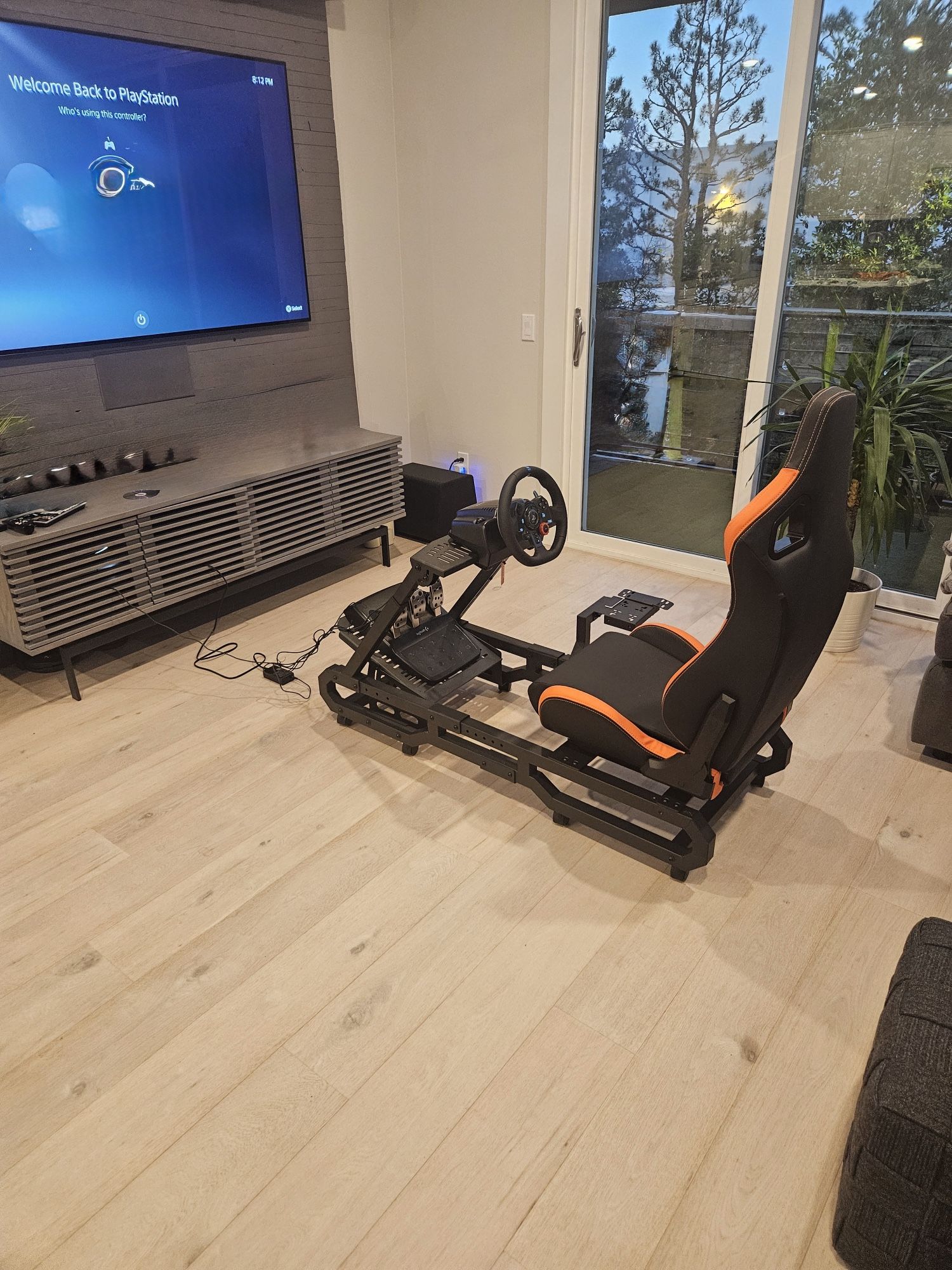 New! Vevor Racing Chair (steering wheel and Pedals)