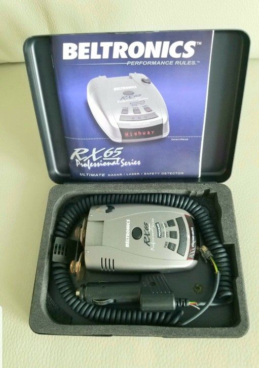 Radar Detector, Beltronics RX 65 Professional Series, Retails $500