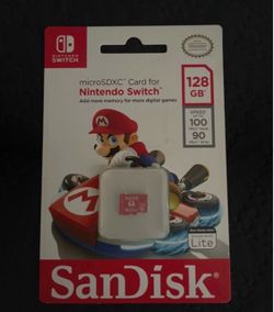 128gb Mario sandisk sd card exclusive