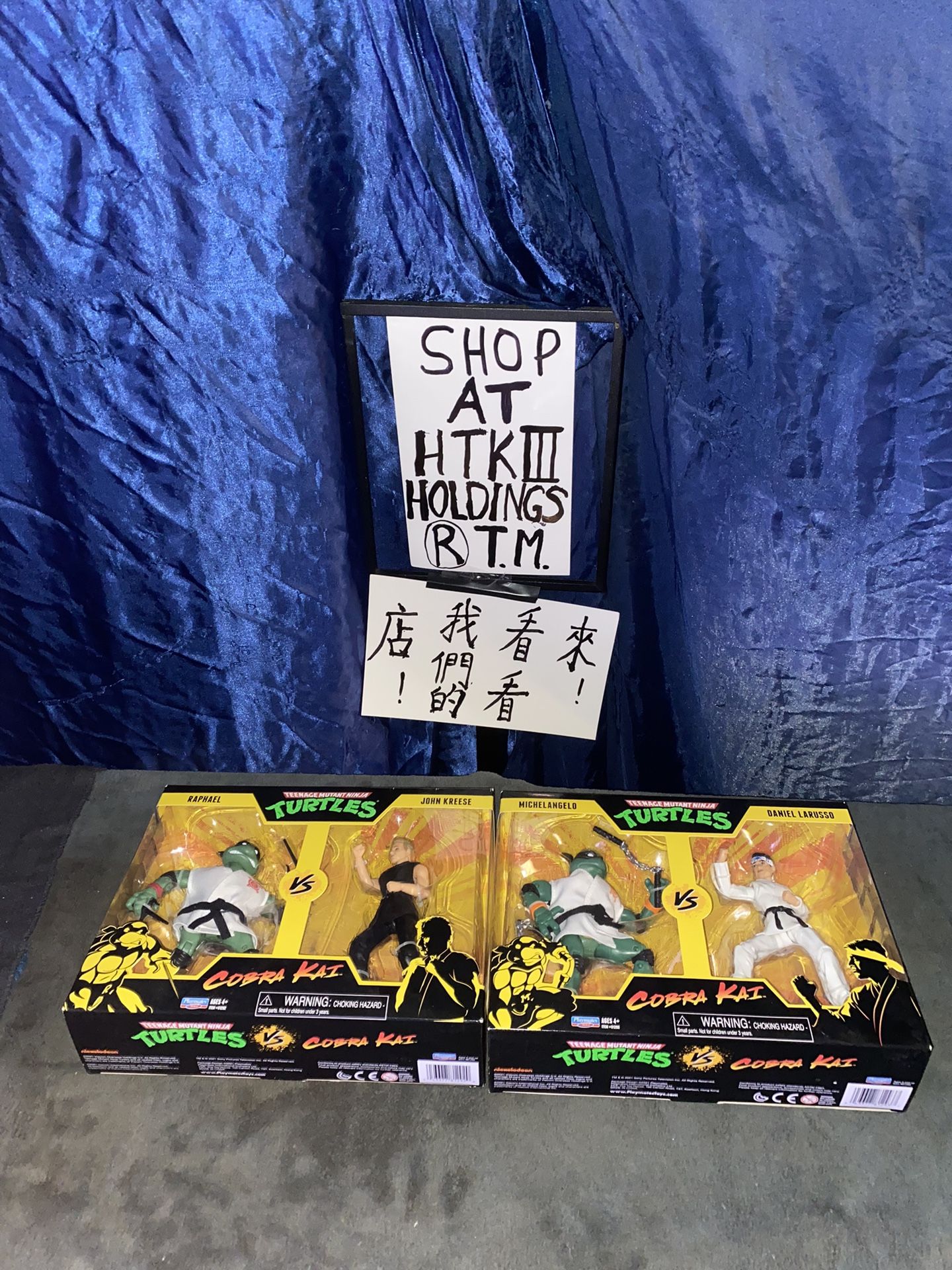 Tmnt Vs Cobra Kai : Lot Of 2 . New In Box.