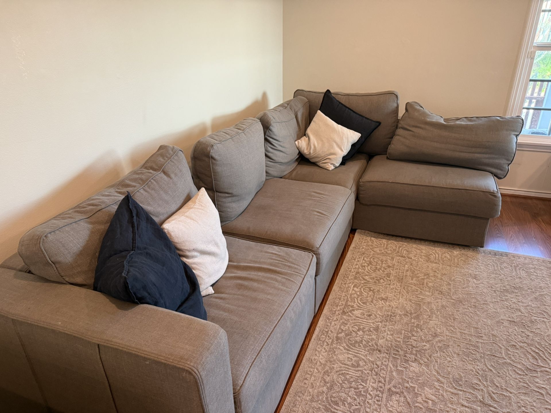 Lovesac Sectional flagstone