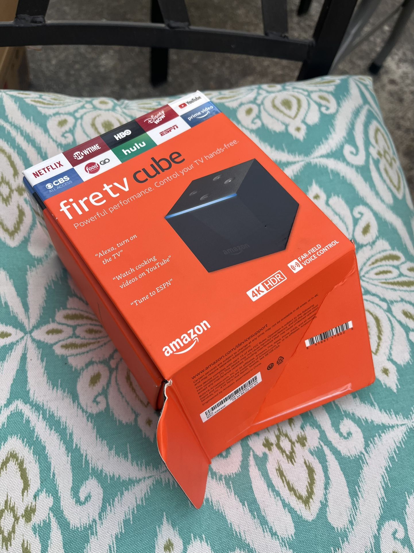 Brand New Fire TV Cube “Alexa” activated 4K HDR