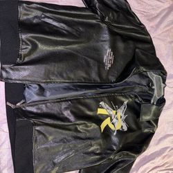 Revenge Leather Jacket Sz.Large
