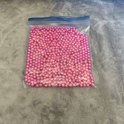 Pink loose Small Pearl Beads