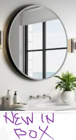 New 36” Round Mirror