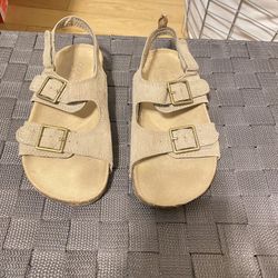 Tan Boys Sandles
