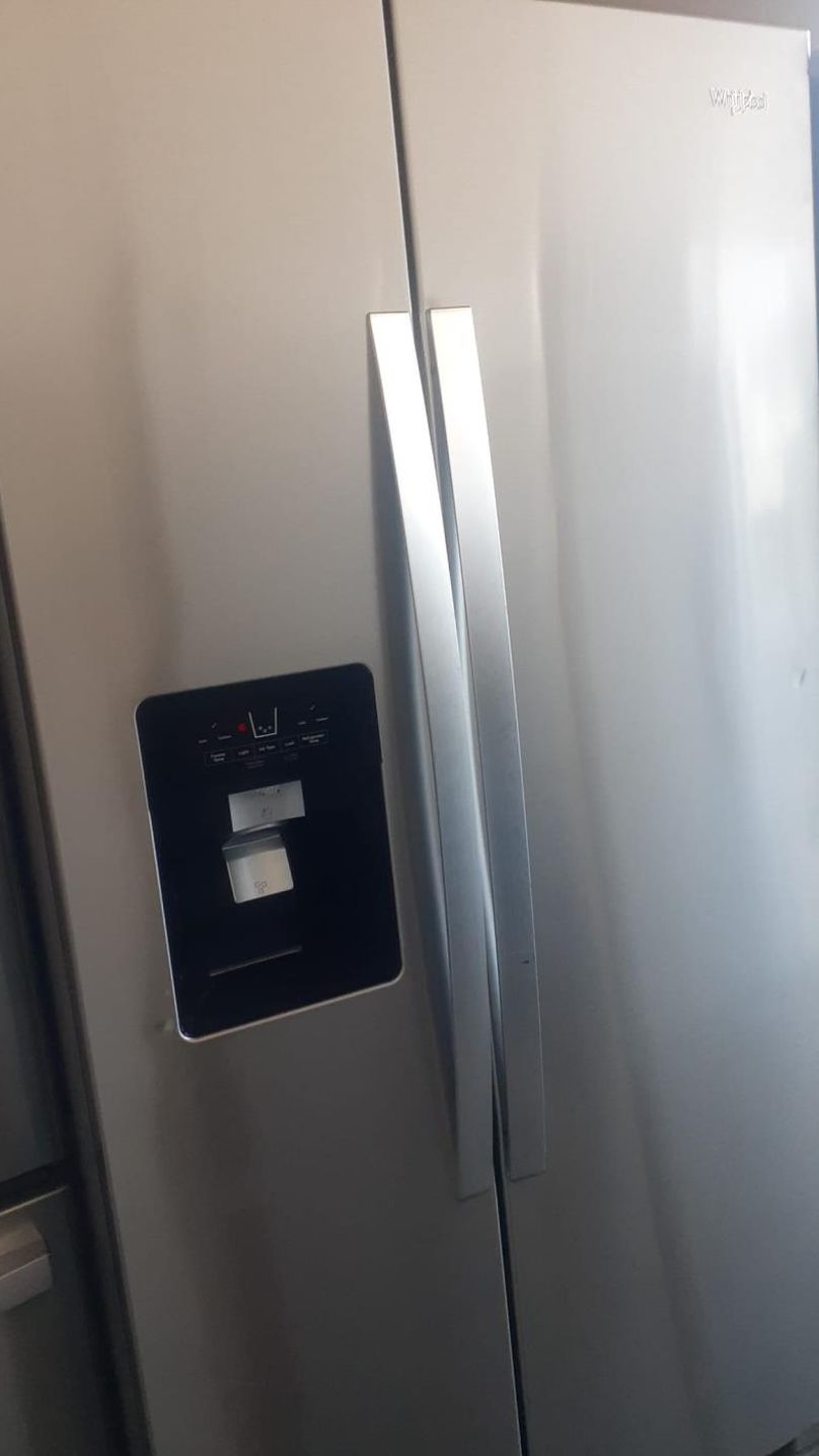 Whirlpool Side By Side Stainless Steel Fridge
