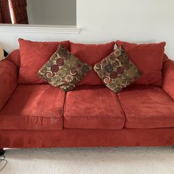 Red sofa