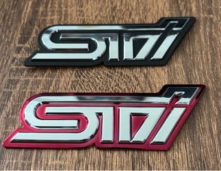 STI emblem wrx Subaru emblem logo sticker