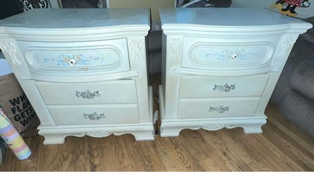 flower design Nightstands for bedroom