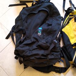 Large Backpacks And Rolling Travel Bags.