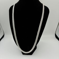 Solid 925 Sterling Silver Cuban Link Chain | 20” 5mm 27g