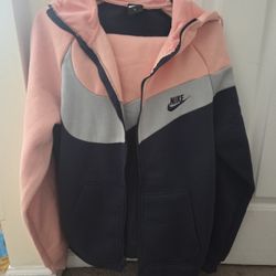 Womens Blue/Grey/Peach Large Nike Jogging Suit