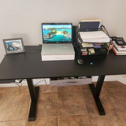 Large Black Desk