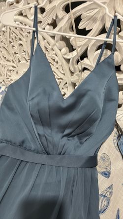 New! Beautiful light blue long Dress By Vera Wang