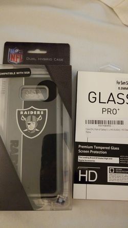 Galaxy s8 cover and screen protector glass