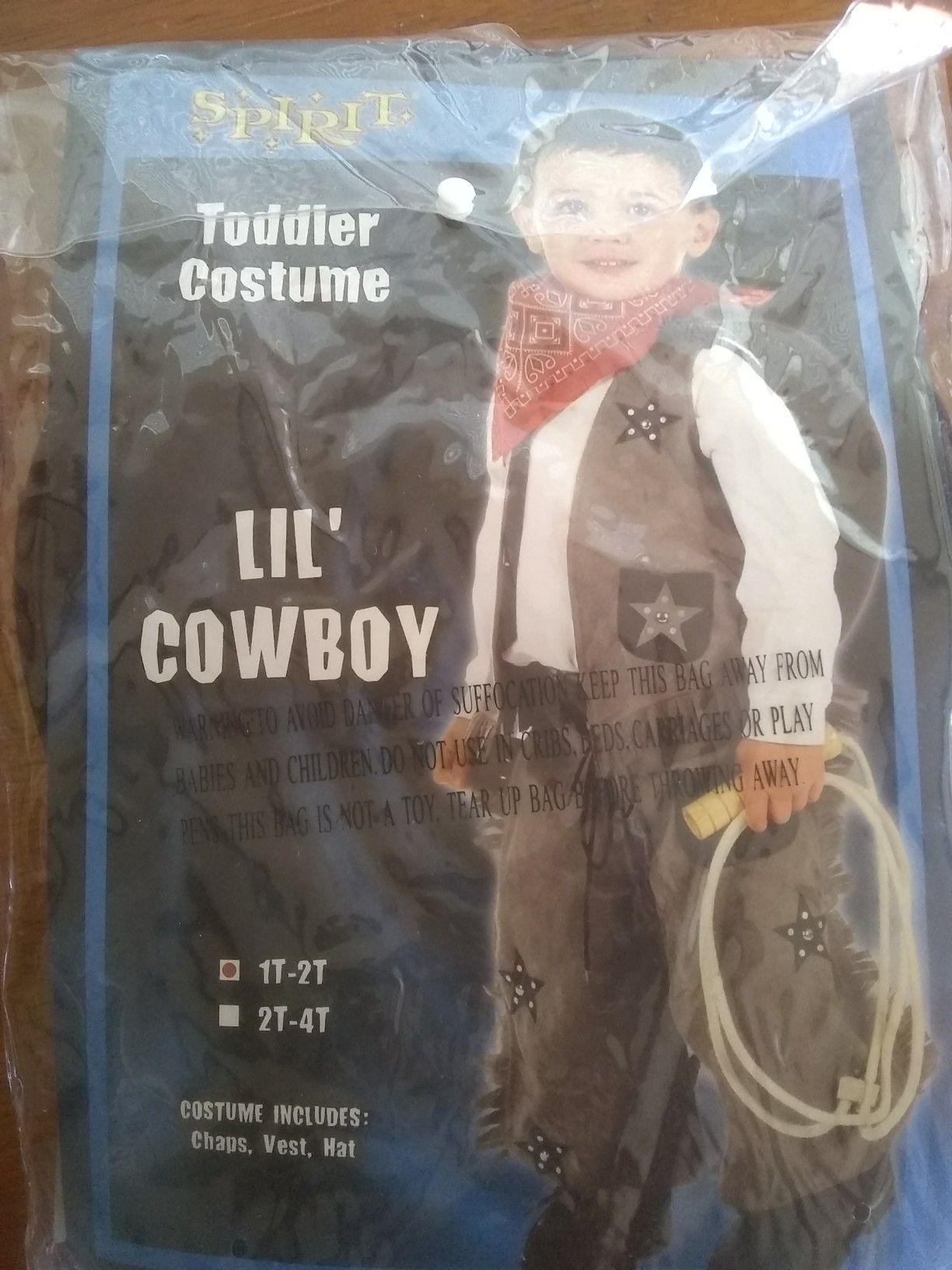 Halloween Toddler costume lil Cowboy size 1t-2t