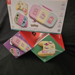 New Nintendo Switch Pokémon Case, Controller & Joycon grip