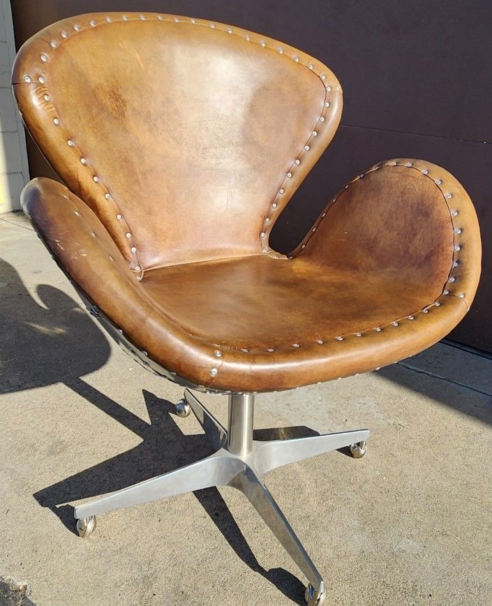 RESTORATION HARDWARE Devon Aviator Swivel Office Chair