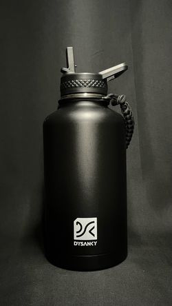 DYSANKY Insulated Water Bottle | Thickened 64 Ounces, Advanced Black