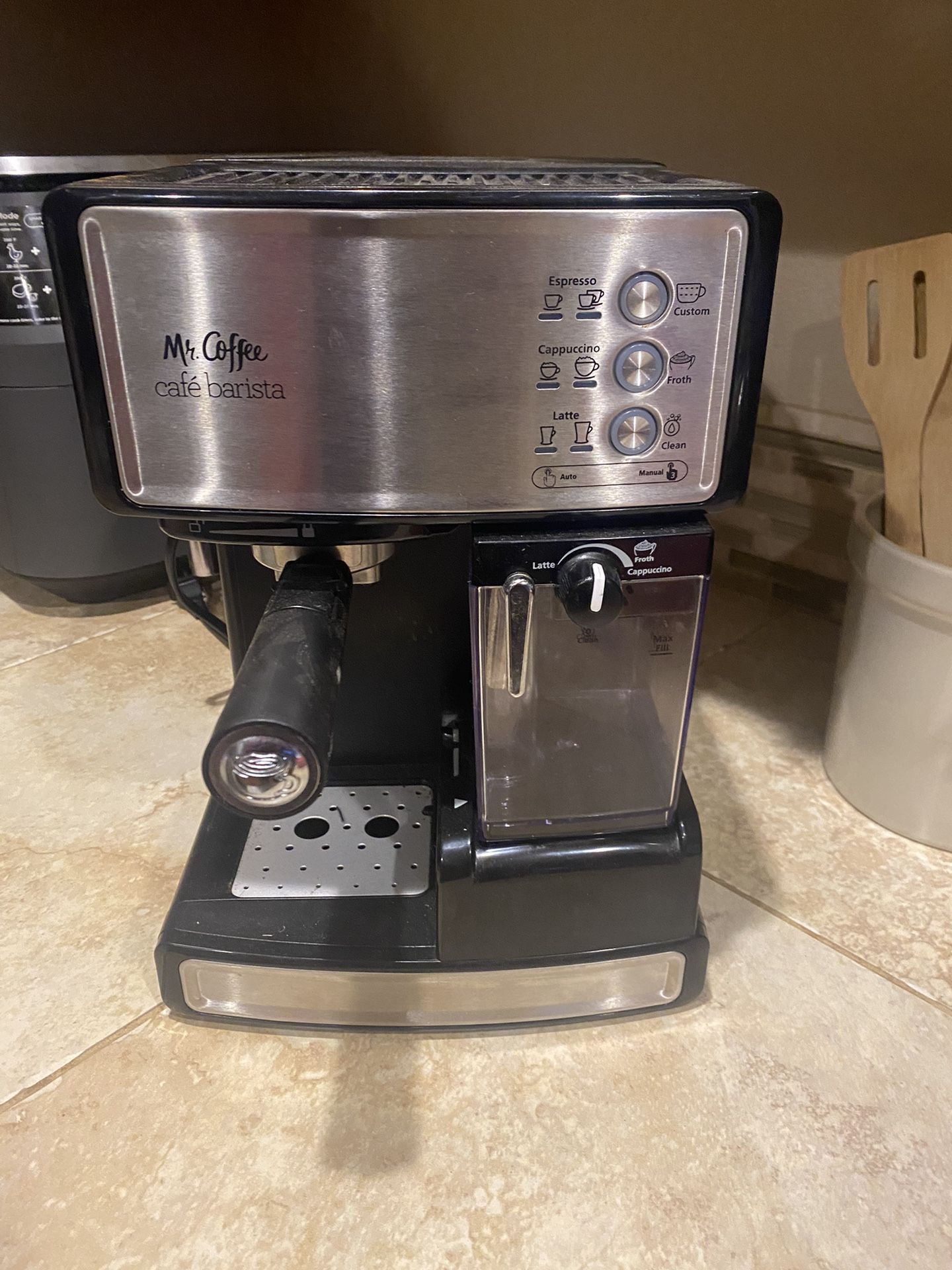 Coffee Espresso and Cappuccino Machine Stainless Steel