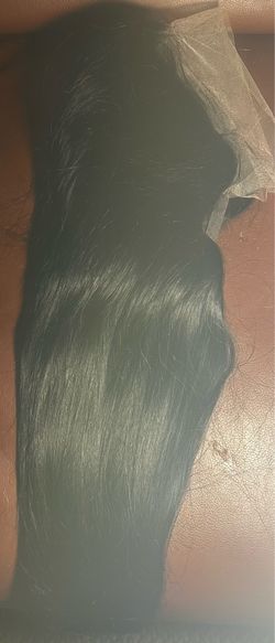 30 inch strait human hair lace Front wig