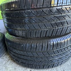 LT225/75R16 10 ply 2 used tires 