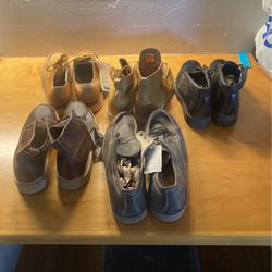 Lot Of Leather Shoes 