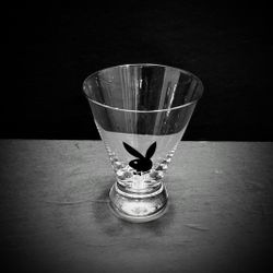 Vintage Playboy Martini / Cocktail Glass