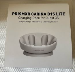 PRISMXR Charging Dock for Quest 3S Headset White Carina D1S Lite P1114 Unopened
